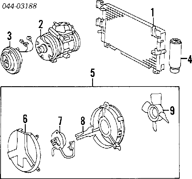 46521840 Fiat/Alfa/Lancia Osuszacz klimatyzacji