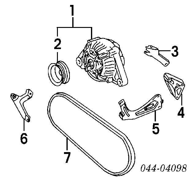 Alternator A6287 AS/Auto Storm