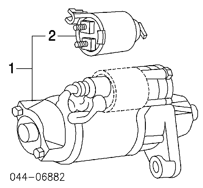 Uchwyt szczotki rozrusznika SBH6017 As-pl