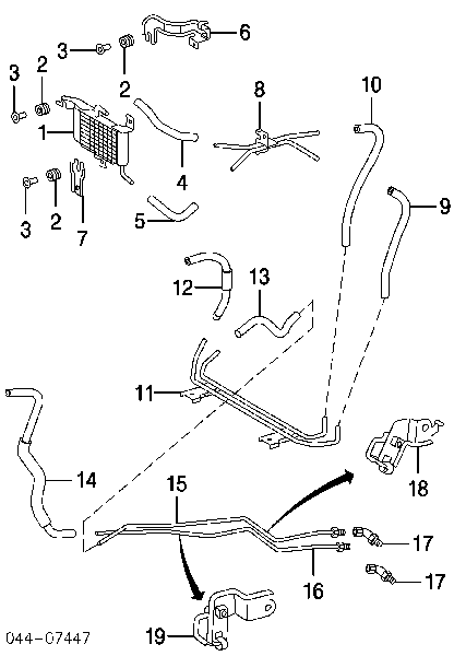3291060150 Toyota Chłodnica automatycznej/mechanicznej skrzyni biegów