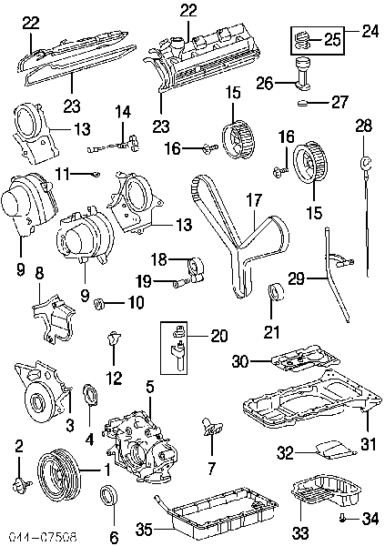 Uszczelniacz pompy olejowej silnika 95GBY43600808R Febest