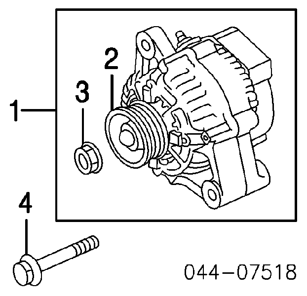 2706031020 Toyota Alternator