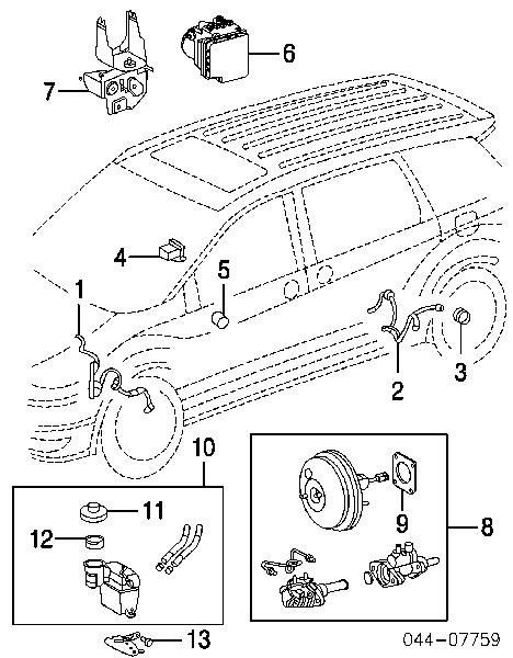 Czujnik ABS przedni lewy HABS0148 Hotaru