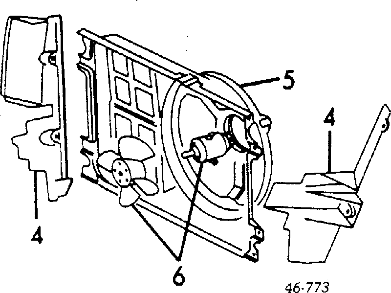 165959455AB VAG wentylator elektryczny układu chłodzenia kompletny (silnik+wirnik)