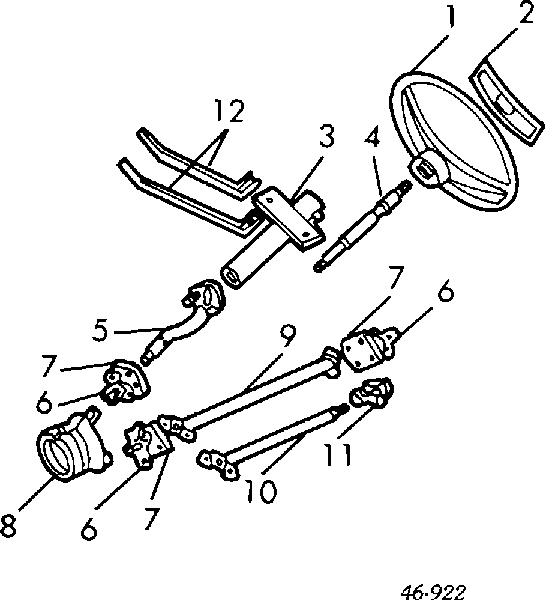 Wkładka stacyjki zapłonowej do Volkswagen Transporter T3 24, 25, 251