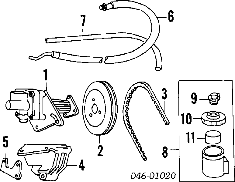 023903137A VAG pas napędowy mechanizmów