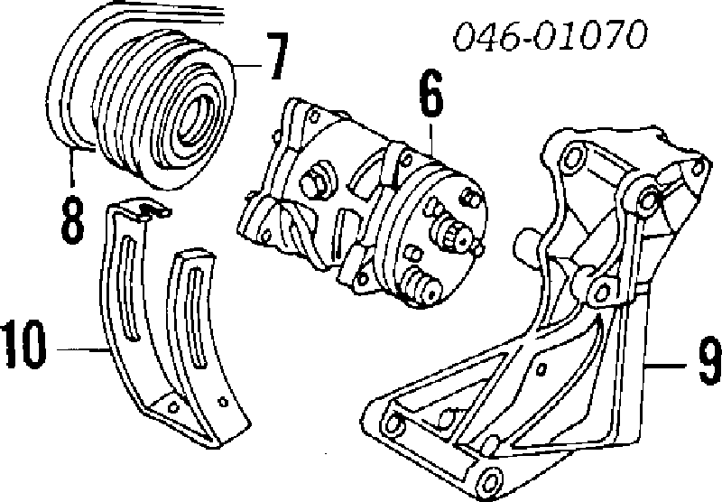 7310608 Ford pas napędowy mechanizmów