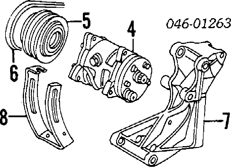 9932200980 Toyota pas napędowy mechanizmów