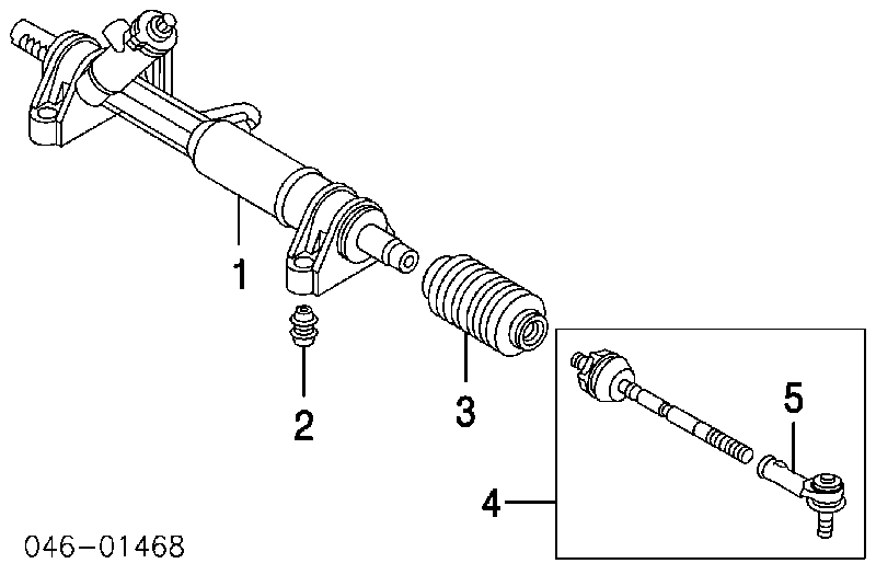 701422061BX VAG Listwa kierownicza (maglownica)