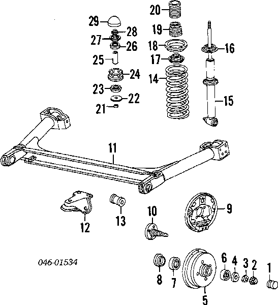 Zestaw naprawczy tylnego piasty Seat Cordoba (6K2, C2)