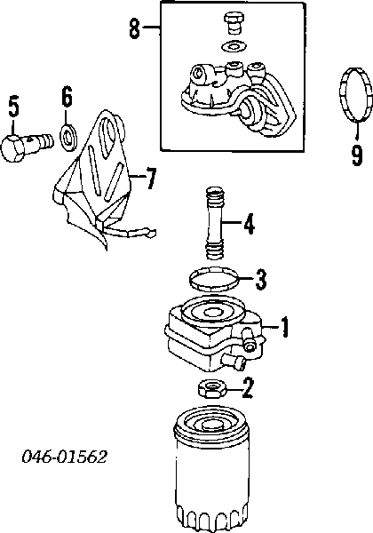 076117069A VAG uszczelka adaptera filtra oleju