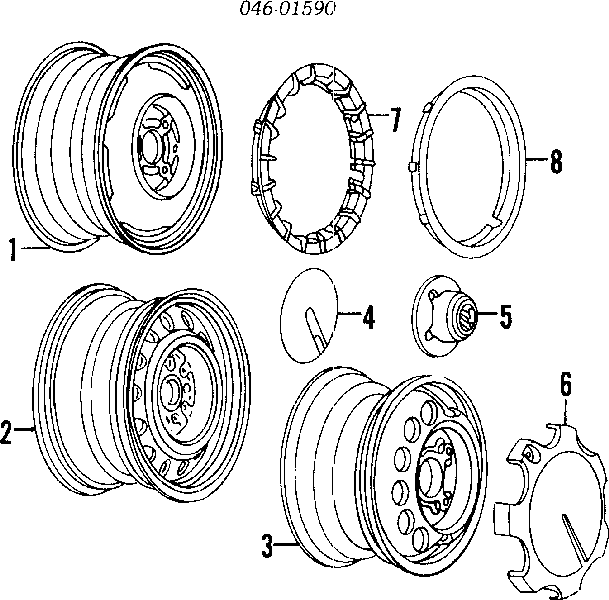 Kapeluszka śruby koła Audi A4 B8 (8K2)