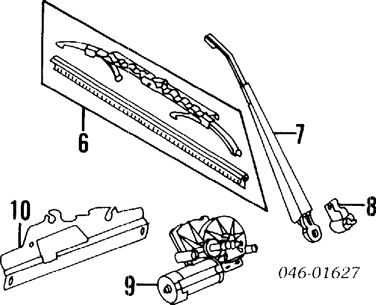 333955985 VAG Dysza spryskiwacza szyby tylnej
