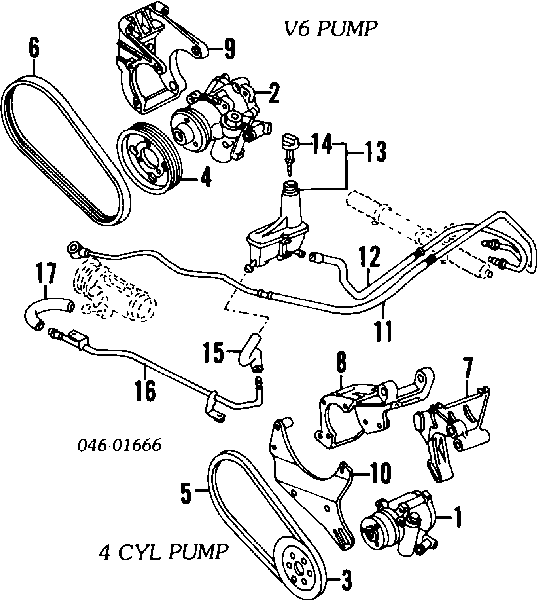 Przewód hydraulicznego układu wspomagania wysokiego ciśnienia, od pompy do maglownicy (mechanizmu) Volkswagen Golf 2 (19E, 1G1)