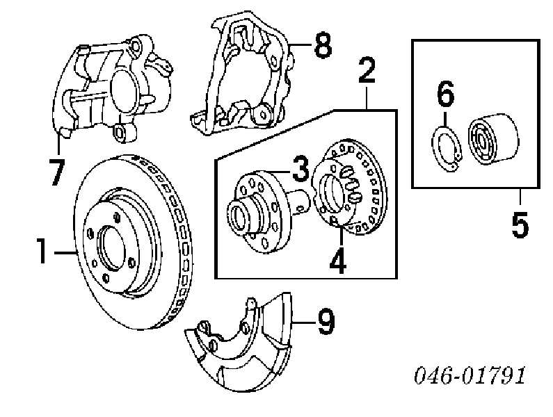 357615124AX VAG zacisk hamulcowy przedni prawy