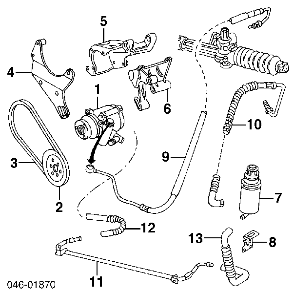 028145271K VAG pas napędowy mechanizmów