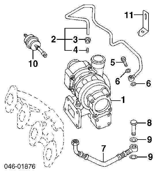 Turbina Volkswagen Polo 3 (6KV5)