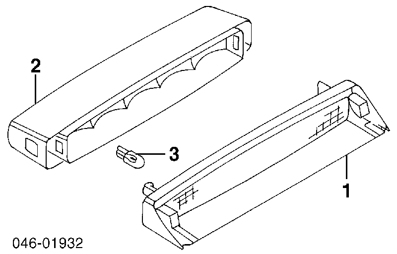 Lampa stop tylna dodatkowa do Volkswagen Golf III 1H1