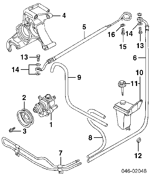 LCC9213 Akkussan koło pasowe pompy wspomagania hydraulicznego