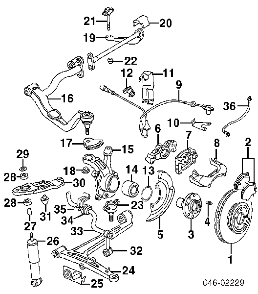 Stabilizator przedni Volkswagen Transporter T4 (70B, 70C, 7DB, 7DK, 70J, 70K)