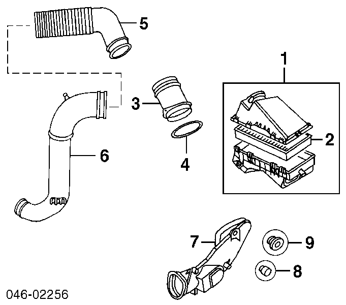 Obudowa filtra powietrza Skoda Octavia TOUR (A4, 1U2)