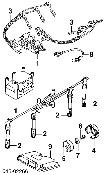 1252407 Ford cewka zapłonowa