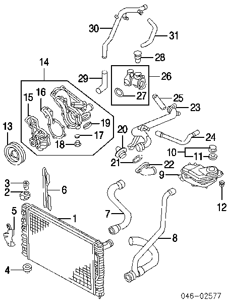 Uszczelka pompy wodnej 100214785 Hans Pries (Topran)