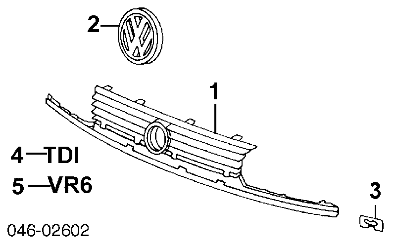 Atrapa chłodnicy FP9542991 FPS