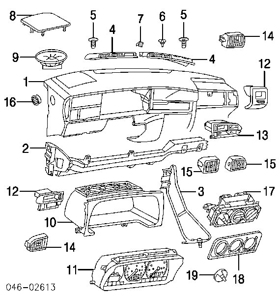 Tłok klipsa mocowania żabki Volkswagen Vento (1HX0)