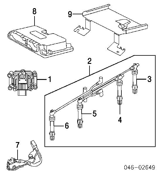 68011852AA Chrysler czujnik stukowy (czujnik spalania stukowego)