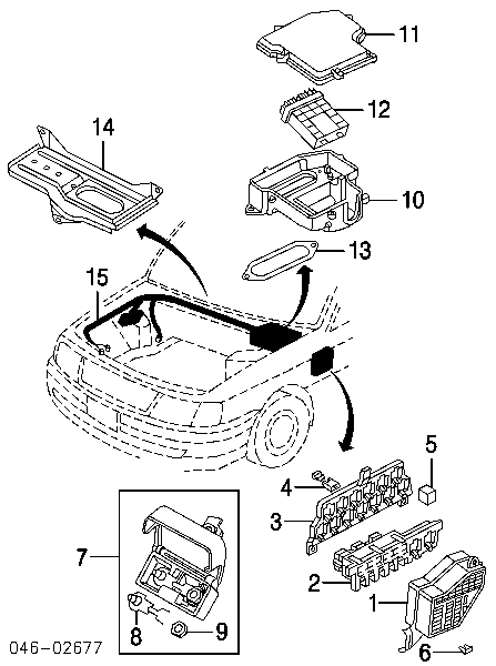 Przekaźnik klimatyzacji Audi A6 (4B, C5)