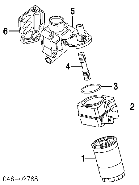 Rurka filtra olejowego Audi 80 (89, 89Q, 8A, B3)