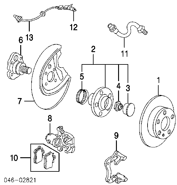 1J0598477 VAG Piasta tylna
