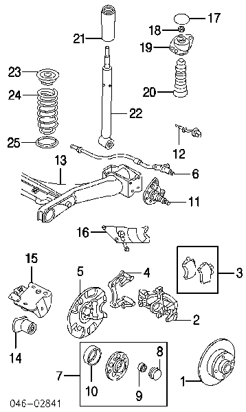 Pierścień ABS Volkswagen Golf 2 (19E)