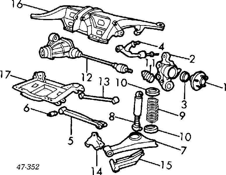 9140844 Volvo lożysko piasty tylnej