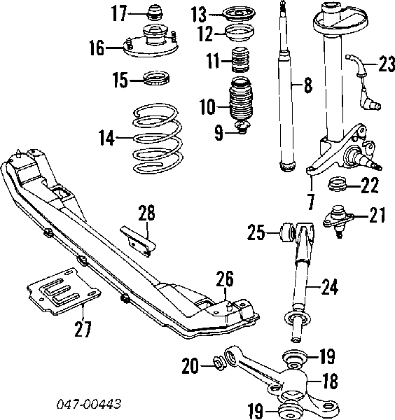 Osłona amortyzatora przedniego 310116110018 Magneti Marelli