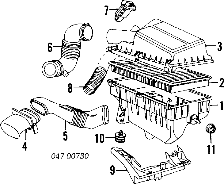 9141094 Volvo filtr powietrza