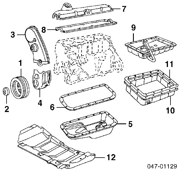 13788641 Volvo uszczelka miski olejowej silnika