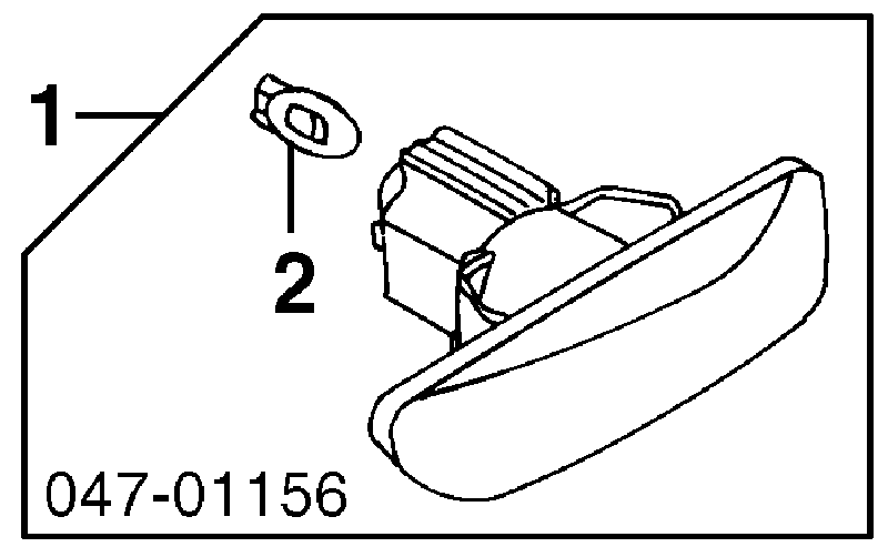 30722643 Volvo powtarzacz kierunkowskazu na błotniku lewy