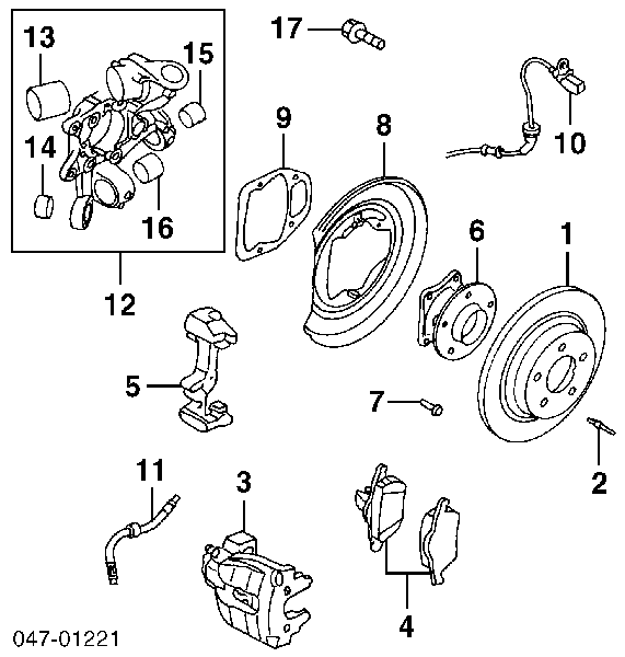 9434167 Volvo Tarcza hamulcowa tylna