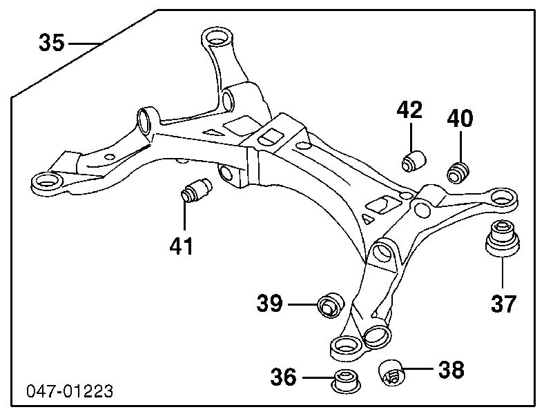 9169204 Volvo silentblock tylnej belki