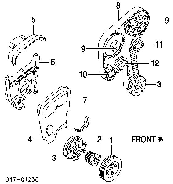 Pasek rozrządu 94789 Dayco