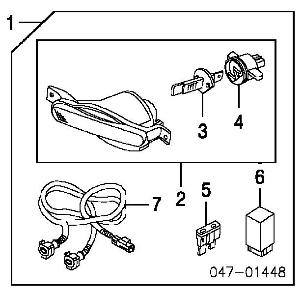 9190905 Volvo Lampa przeciwmgielna prawa