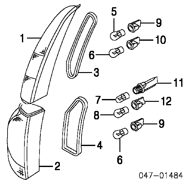 94748514 Volvo Lampa zespolona tylna prawa