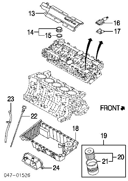 1275810 Volvo filtr oleju