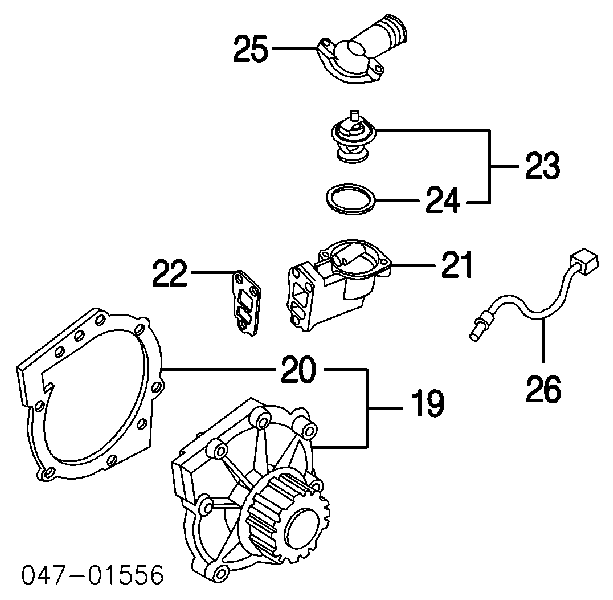 30637216 Volvo obudowa termostatu