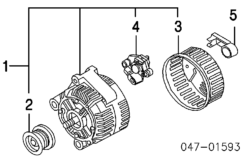 Regulator alternatora (przekaźnik ładowania) 232927 REMA-PARTS