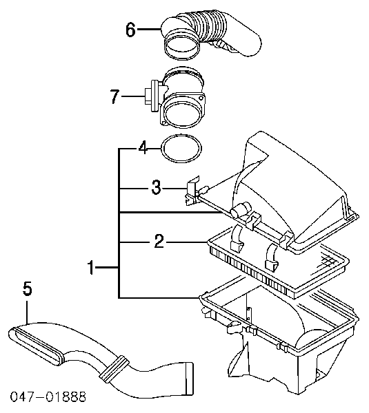 8638600 Volvo Filtr powietrza