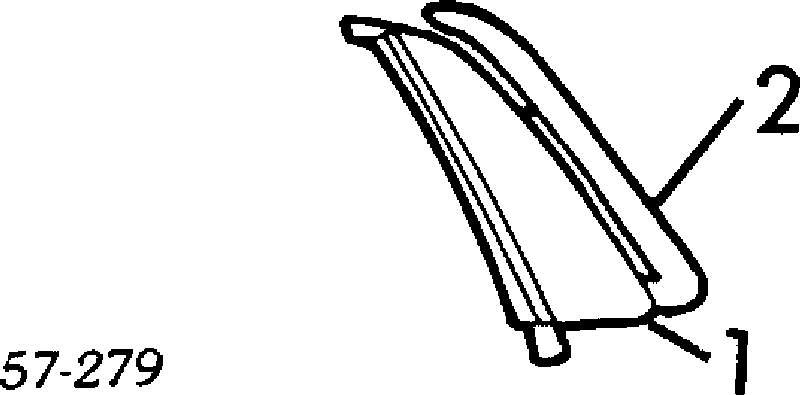 Uszczelka szyby przedniej do Mitsubishi L 300  P0W, P1W, P2W