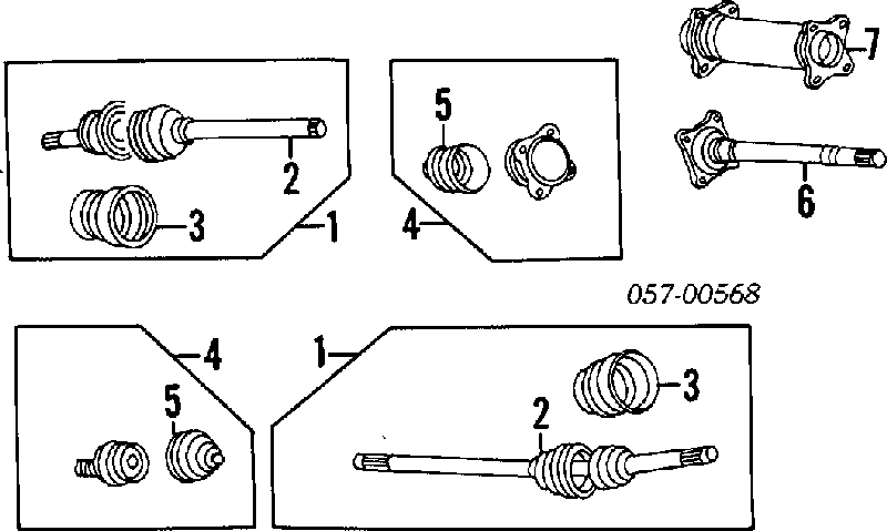 MB526274 Hyundai/Kia osłona przegubu homokinetycznego półosi przedniej zewnętrzna